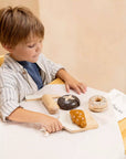 Wooden bakery playset