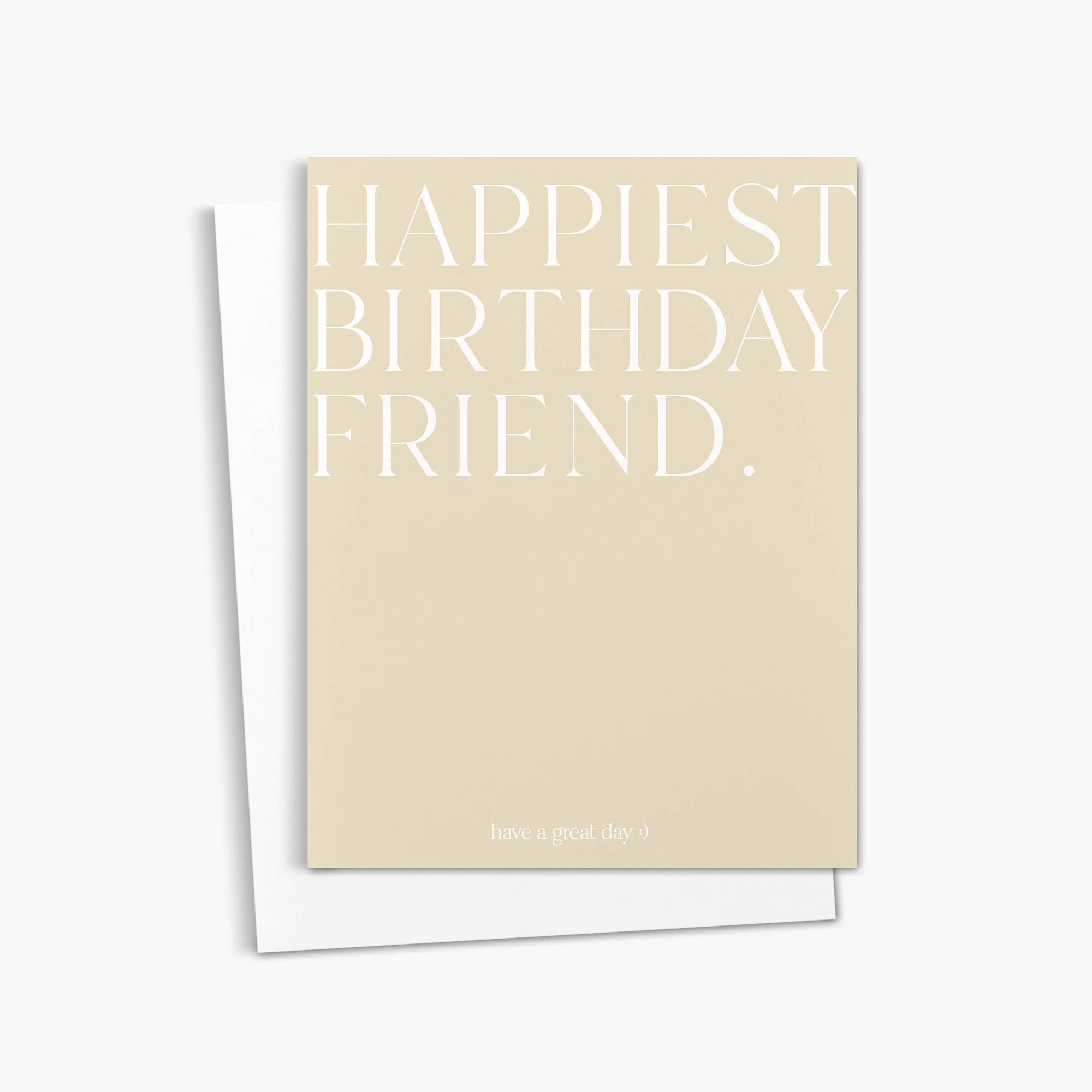 Happiest Birthday Friend Card