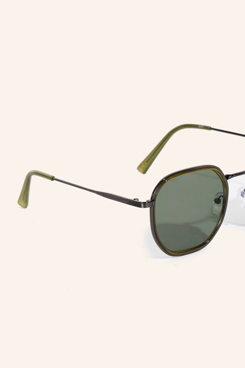 Metal Trim Sunglasses