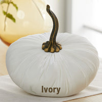 Handmade Velvet Pumpkins