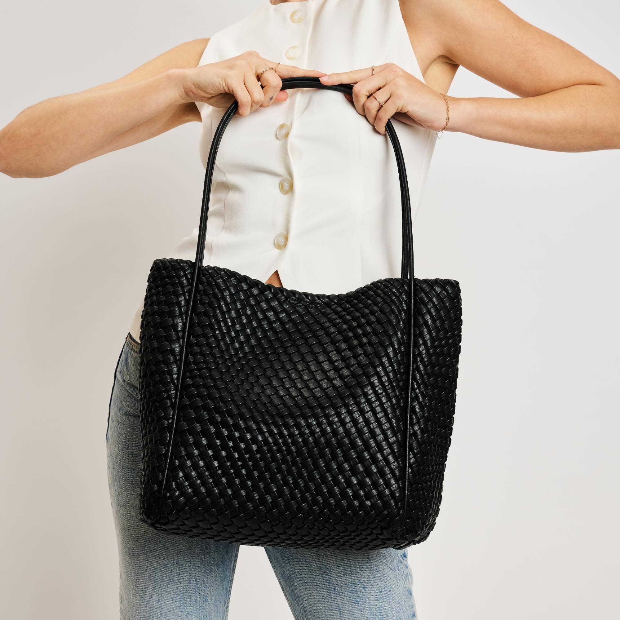 Gladys Woven Tote
