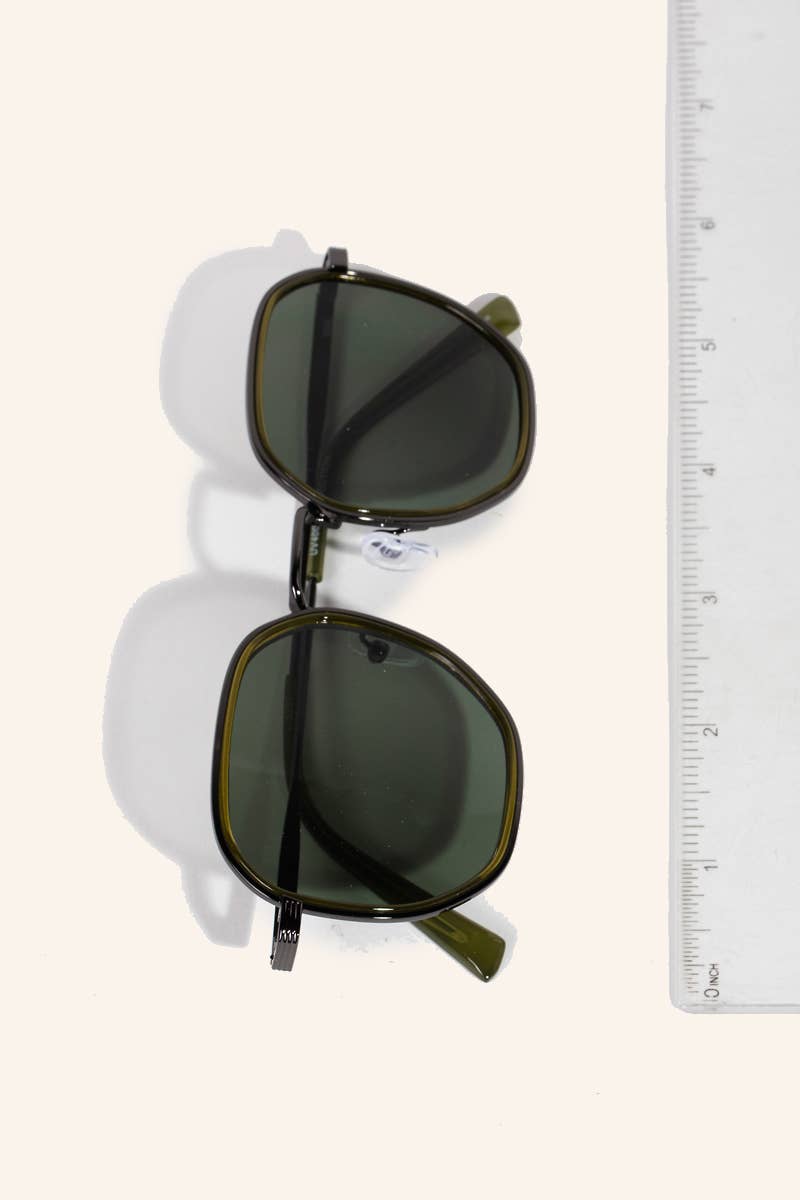 Metal Trim Sunglasses