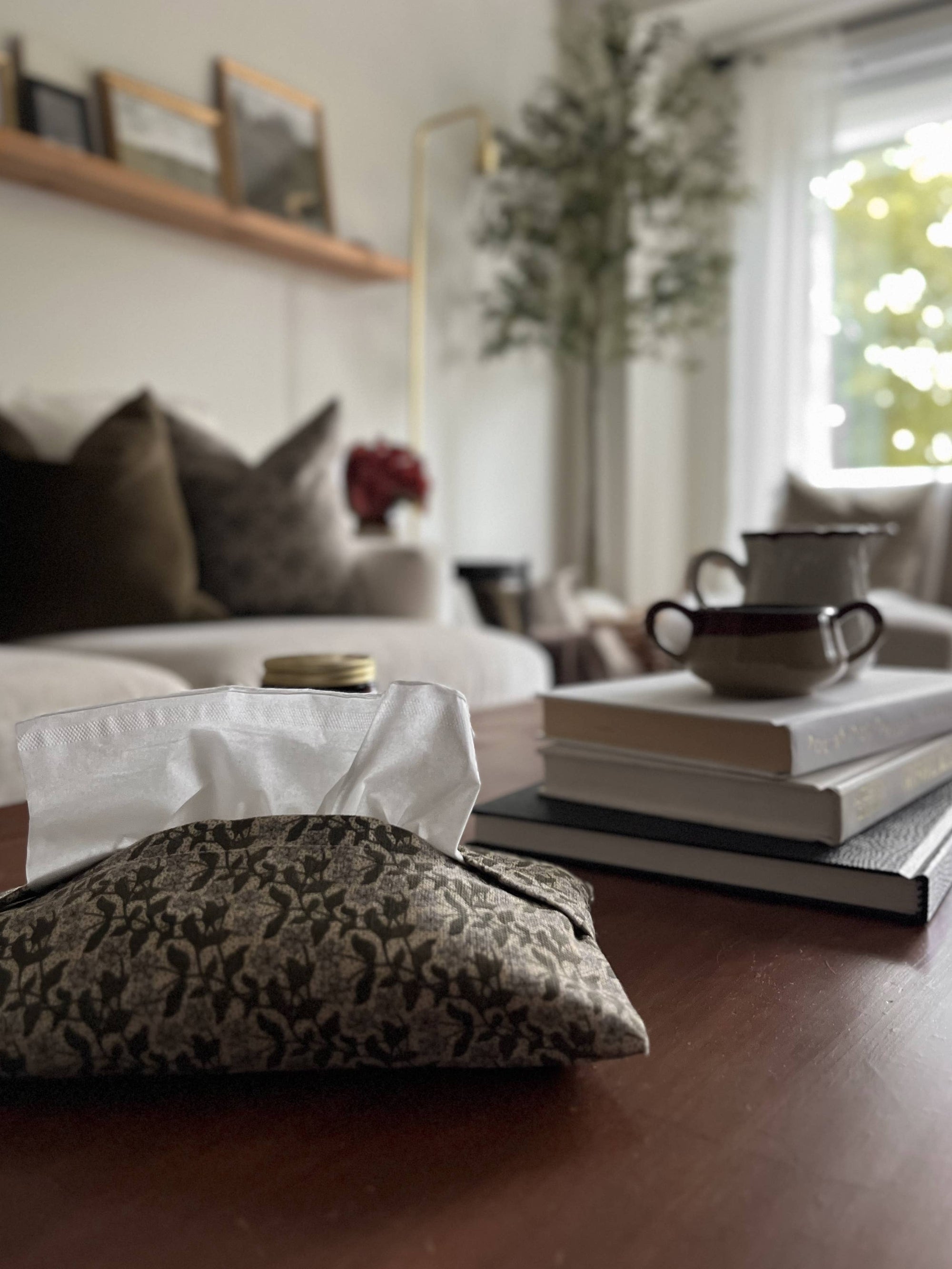 Serene Fabric Tissue Holder