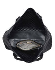 Solana Woven Vegan Leather Tote