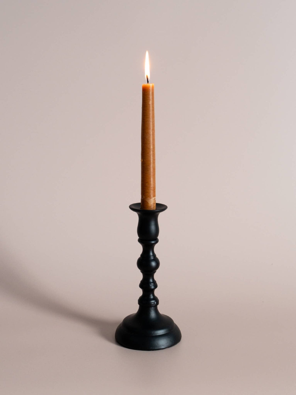 Black Empire Taper Candle Holder Small
