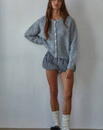 Marian- Knit Round Neck Cardigan