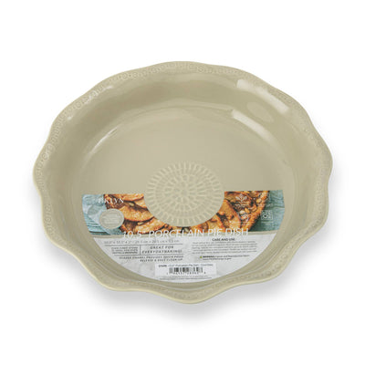 10.5" Porcelain Pie Dish