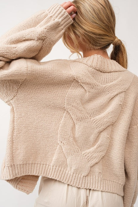 Millie Cable Knit Cardigan