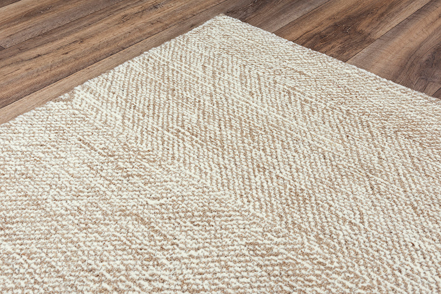 Etchings Tan Geometric Rug