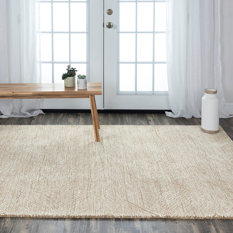 Etchings Tan Geometric Rug