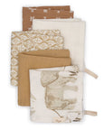 Kendi 5-pc. Wash Cloth Set (Safari Animal)