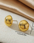 18K Gold Geometric Earrings