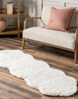 Eline Faux Sheepskin Machine Washable Area Rug