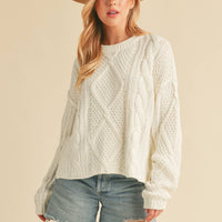 Adela Cable Knit Sweater