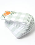 Orange Gingham Pocket Notes™ - Cloth + Cabin
