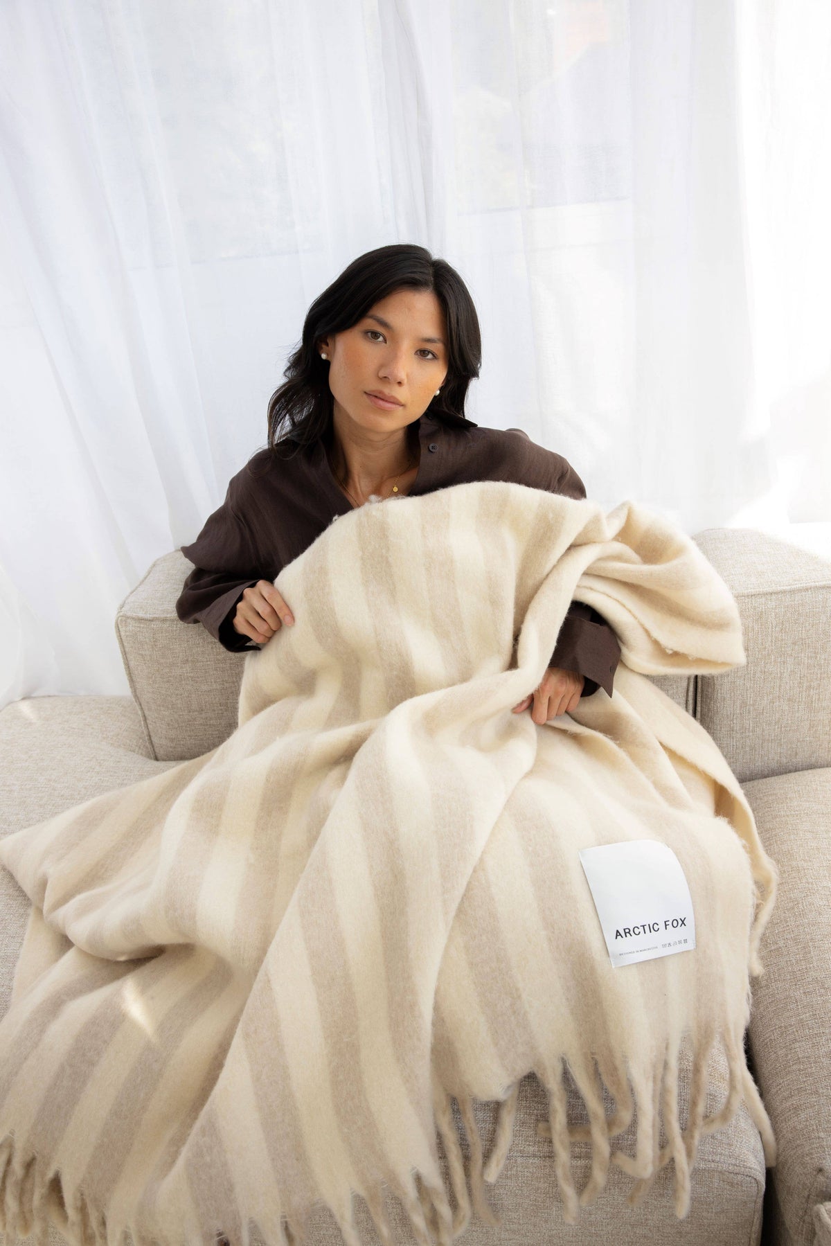 The Wool Stripe Throw - Cloth + Cabin