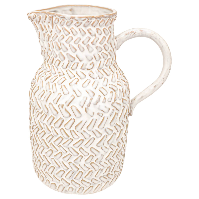 Textured Stoneware Stoneware Pitcher 9.5 Cups
