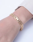 Minimalist Panther Chain Bracelet