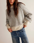 Mariyah Jacquard Pullover