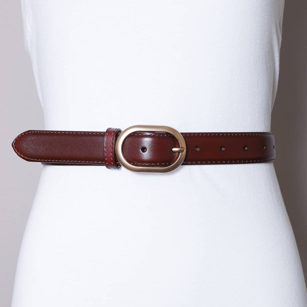 Oval Buckle Belt