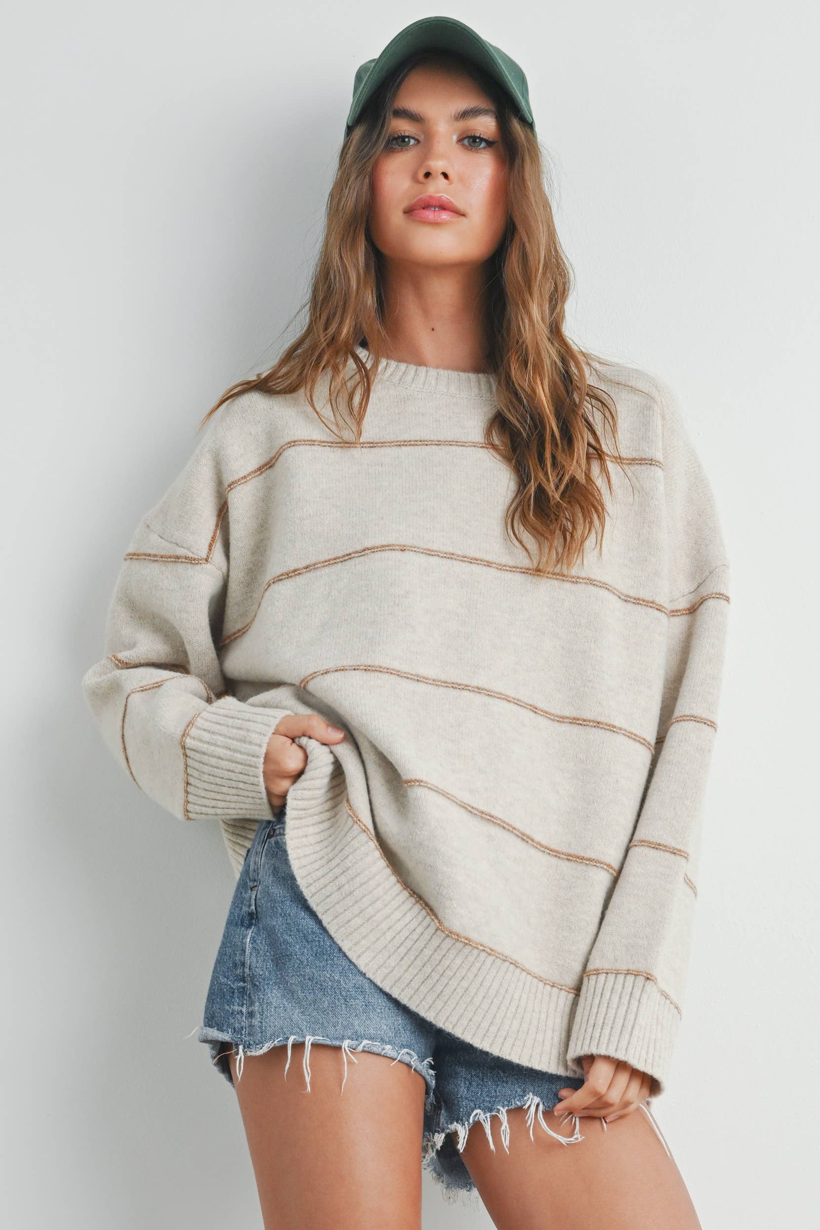 April Striped Sweater