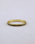 18k Gold Filled Diamond Color Stone Ring