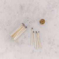 Mini Decorative Matches In Jar with striker / Grey