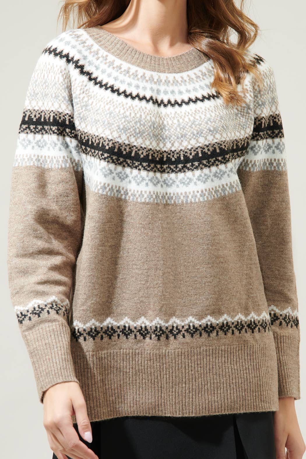 McNeal Fair Isle Crewneck Sweater