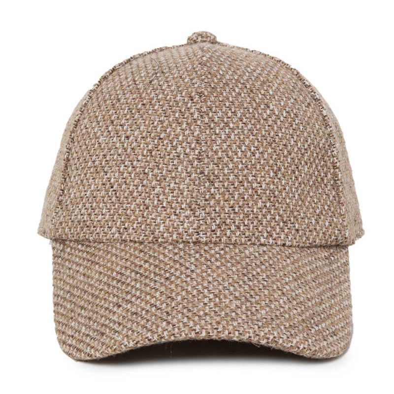 Tweed Baseball Cap