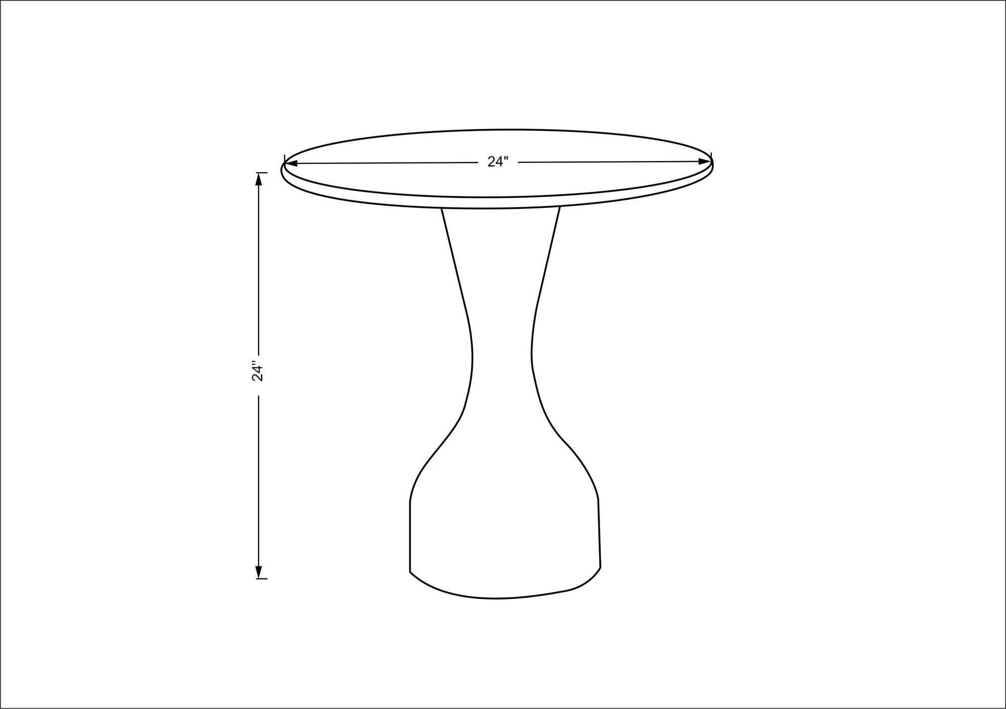 Mila Rose End Table