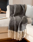 Kilkenny Throw Blanket / Charcoal