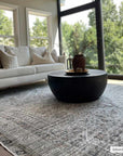 Barny Beige Washable Area Rug