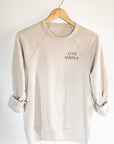 Live Simply Crewneck Sweatshirt®