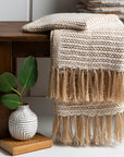 Lanie Throw Blanket / Ivory