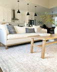 Cream Holi Washable Area Rug