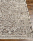 Barny Beige Washable Area Rug