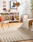 Arnel Beige Area Rug