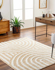 Arnel Beige Area Rug