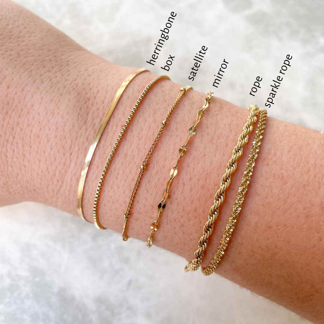 Dainty Gold Bracelets