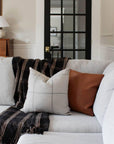 C+C Worsted Plaid Pillow Cover