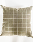 C+C Avonlea Windowpane Pillow Cover | Natural