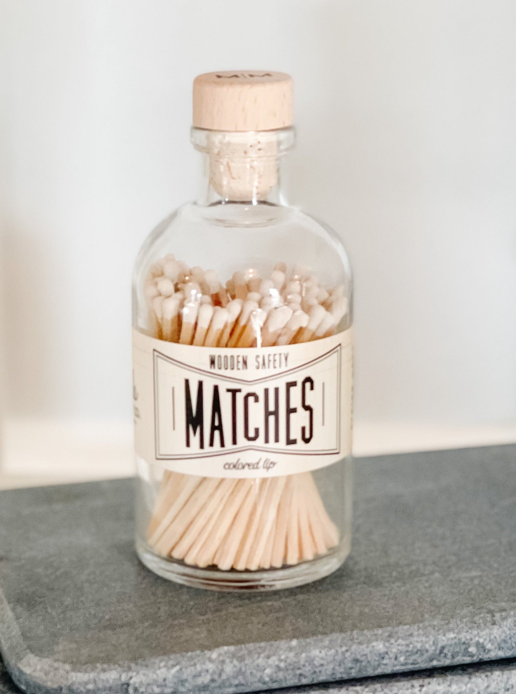 Vintage Apothecary Matches / White