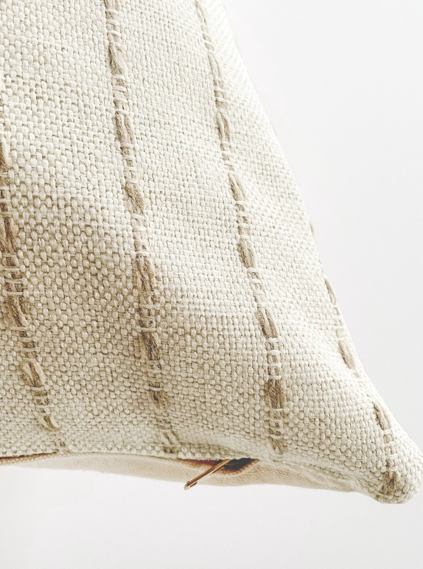 C+C Avant Garde Stripe Pillow | Linen