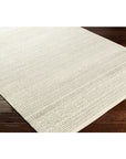 MAROC Neutral Stripe Wool Rug