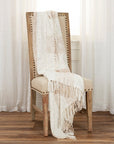 CALLIE Striped Throw / Beige