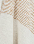 CALLIE Striped Throw / Ginger
