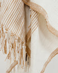 CALLIE Striped Throw / Ginger