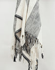 CALLIE Striped Throw / Black