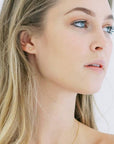 Mini Triangle Stud Earrings - Cloth + Cabin