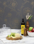 Peonies Noir Peel and Stick Wallpaper